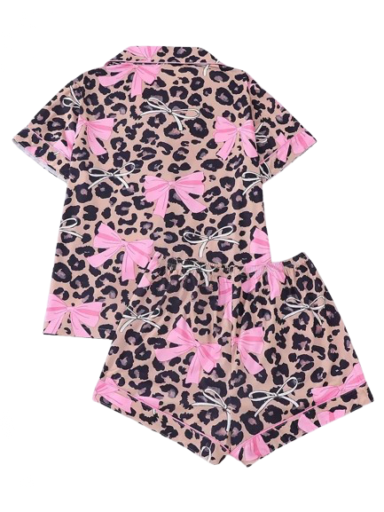 Aura Body™ Wild Chic Leopard Pajama Set