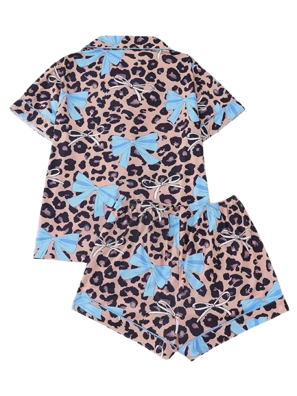 Aura Body™ Wild Chic Leopard Pajama Set