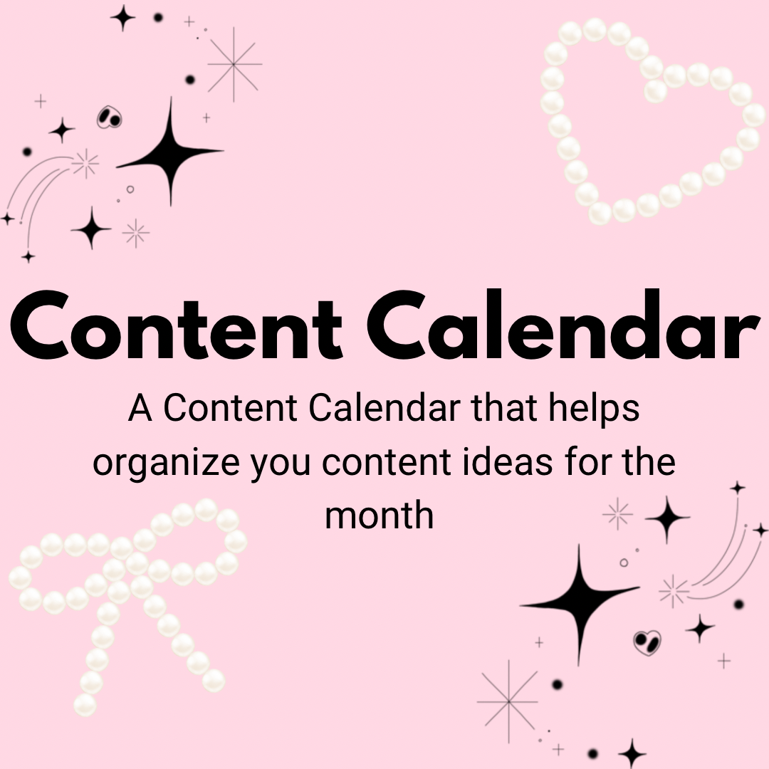 CONTENT CALENDAR
