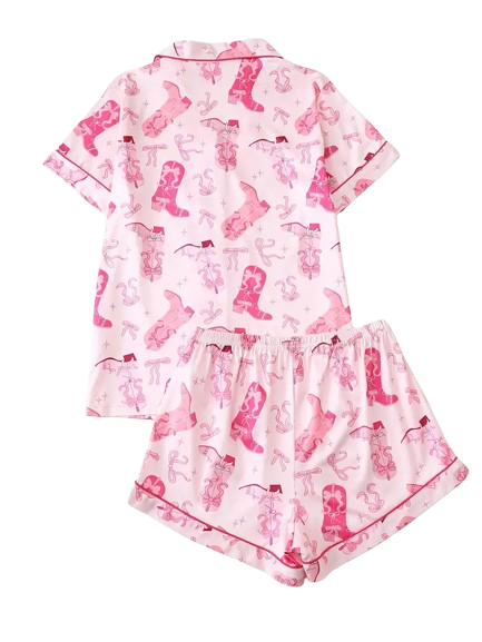 Aura Body™ Cowgirl Bow Pajama Set