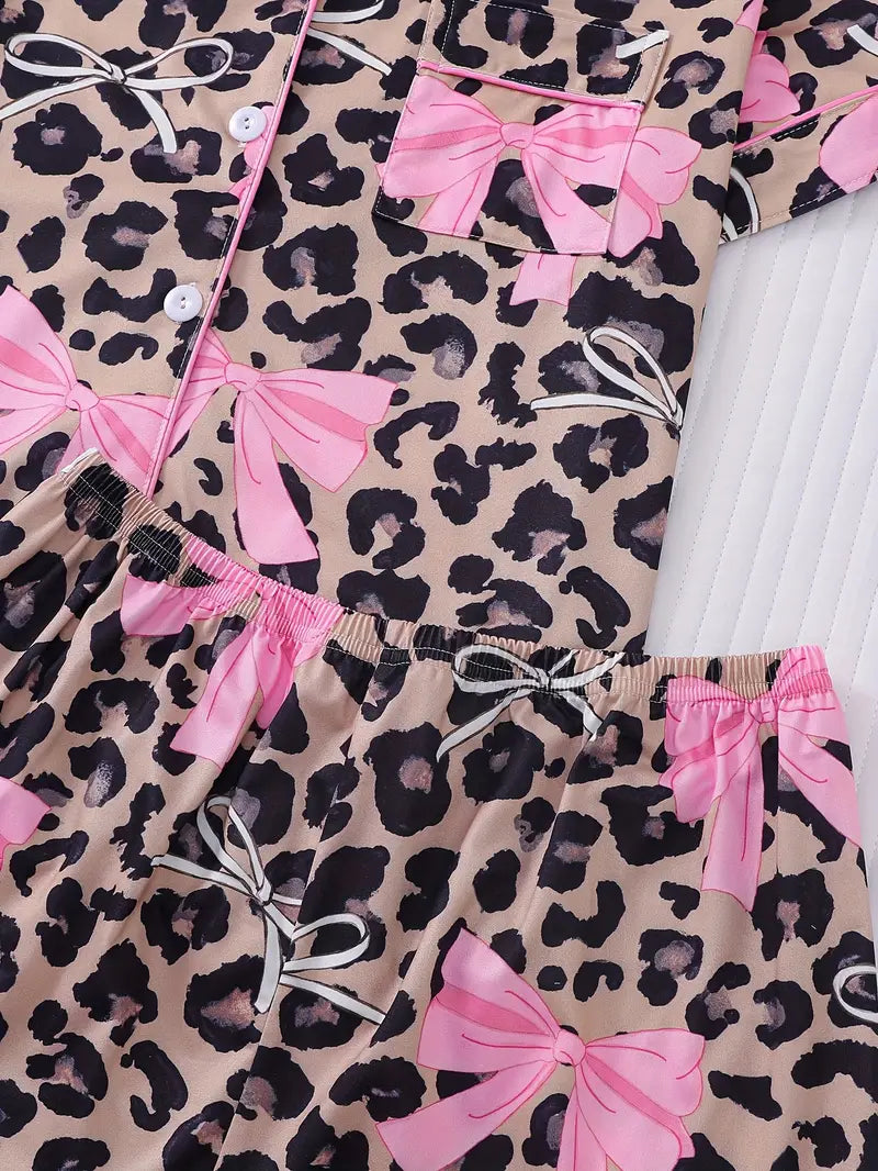 Aura Body™ Wild Chic Leopard Pajama Set