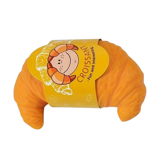 Aura Lifestyle™ Cozy Café Croissant Squishy