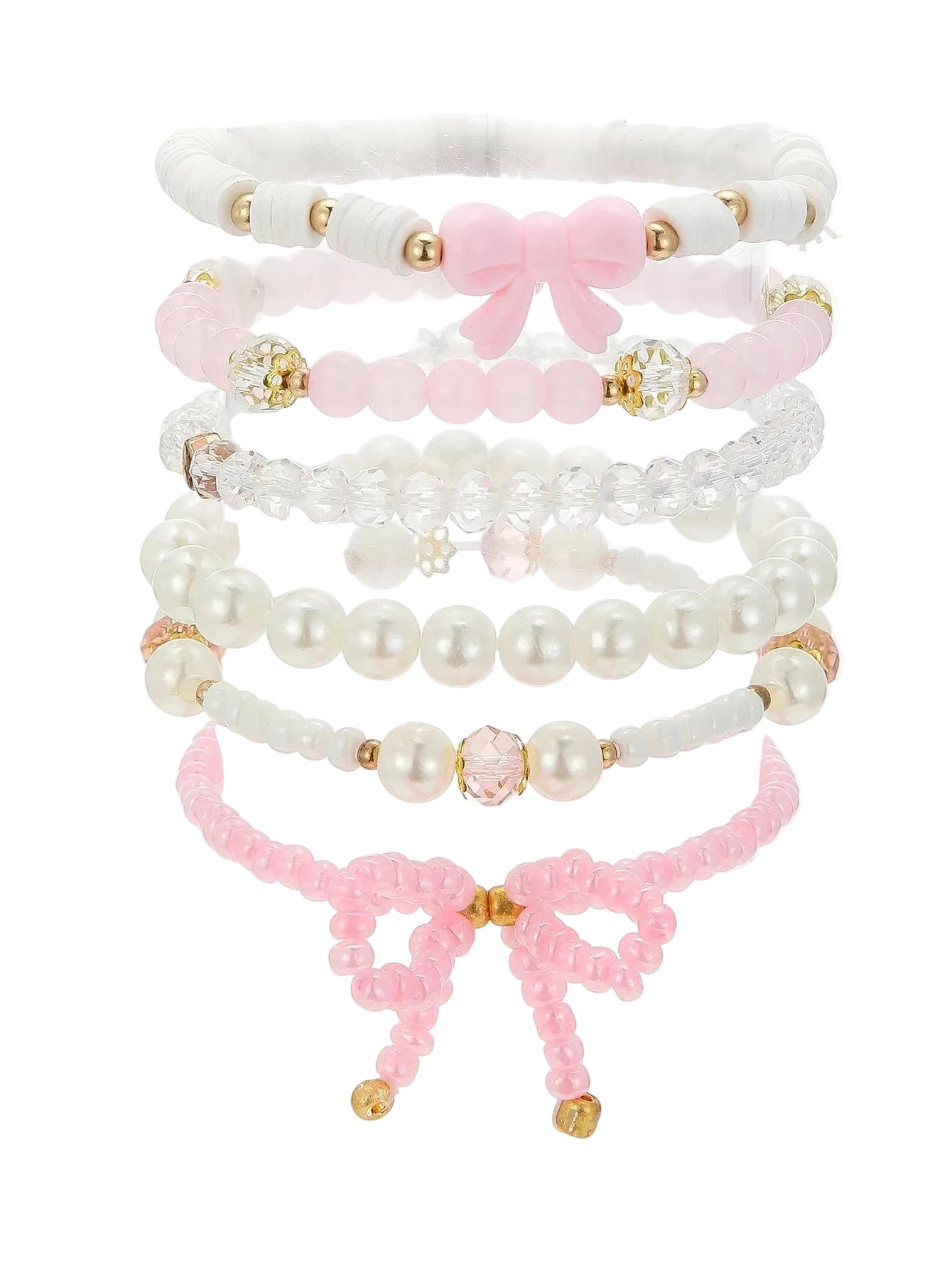 Aura Beadery™ Coquette Bow Bracelet Set