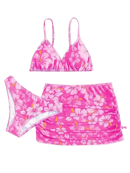 Aura Body™ Floral Hawaiian 3pcs Set
