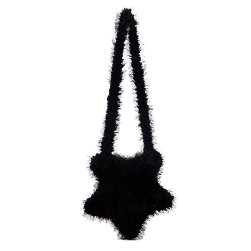 Aura Lifestyle™ Star Plush Crossbody Bag