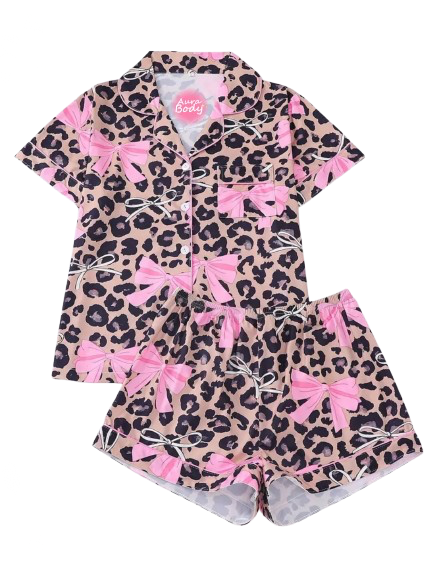 Aura Body™ Wild Chic Leopard Pajama Set