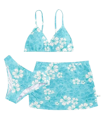 Aura Body™ Floral Hawaiian 3pcs Set