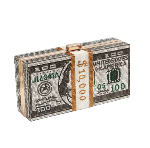 Aura Lifestyle™ Money Sparkle Clutch