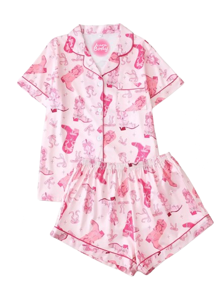 Aura Body™ Cowgirl Bow Pajama Set