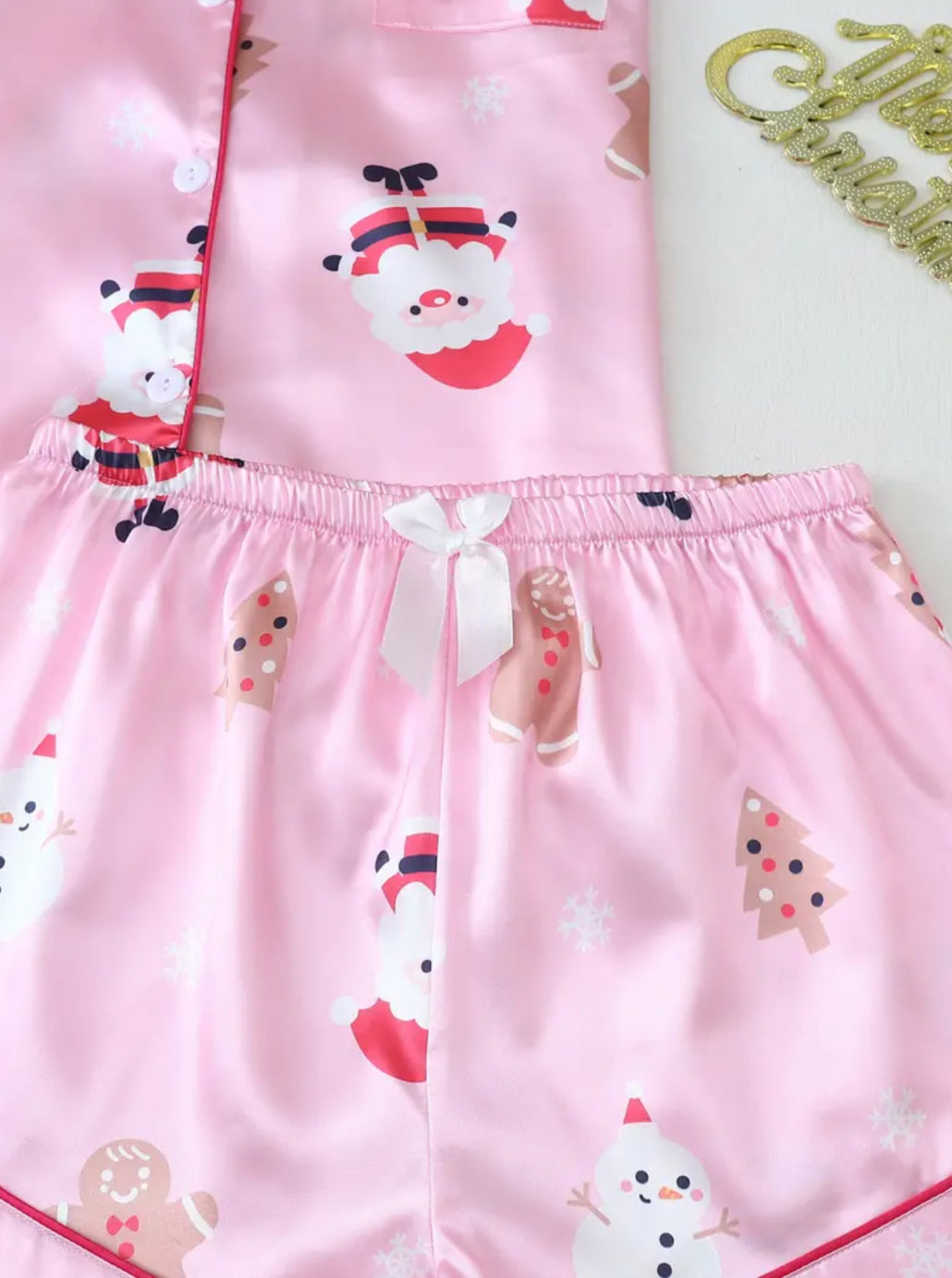 Aura Body™Pink Cozy & Cute Holiday Pajama Set Limited Edition