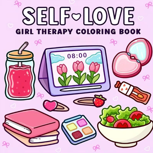 Aura Lifestyle™ Self-Love Girl Therapy Coloring Book