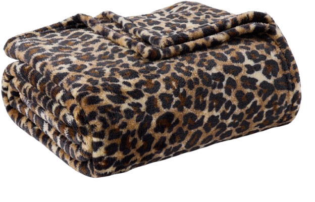 Aura Home™ Cheetah Print Throw
