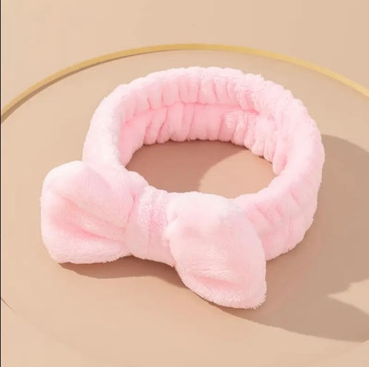 Aura Body™ Cute Bowknot Headband – 1pc Hair Band for Makeup & Skincare