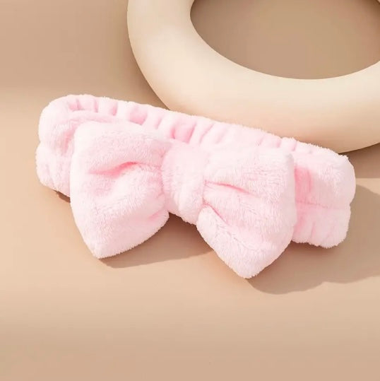 Aura Body™ Cute Bowknot Headband – 1pc Hair Band for Makeup & Skincare