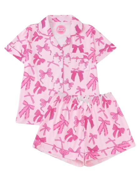 Aura Body™ Shabby Chic Bow Pajama Set
